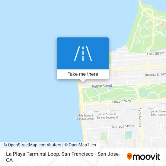 Mapa de La Playa Terminal Loop