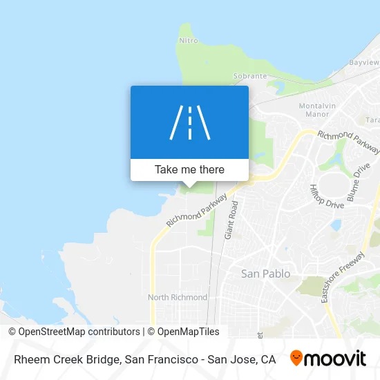 Rheem Creek Bridge map