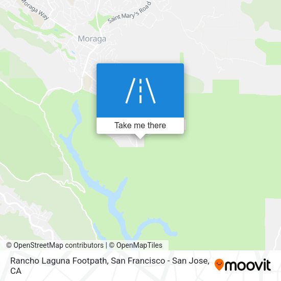 Rancho Laguna Footpath map