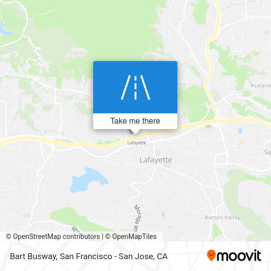 Mapa de Bart Busway