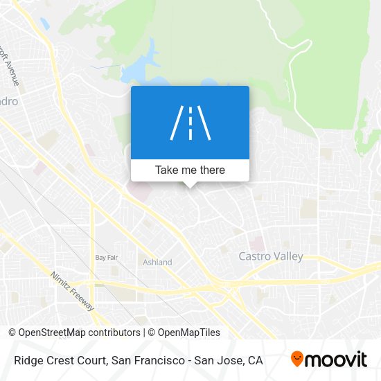 Ridge Crest Court map