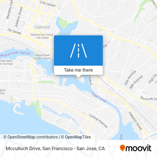 Mapa de Mcculloch Drive