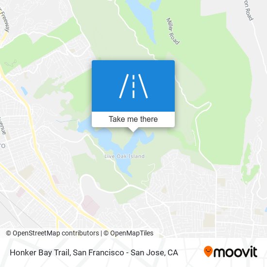 Honker Bay Trail map