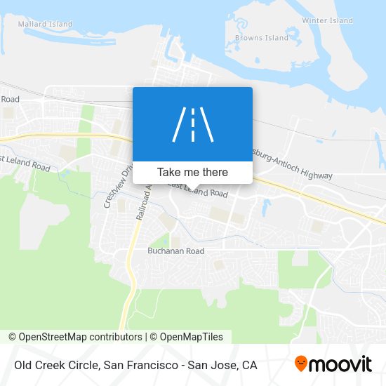 Old Creek Circle map