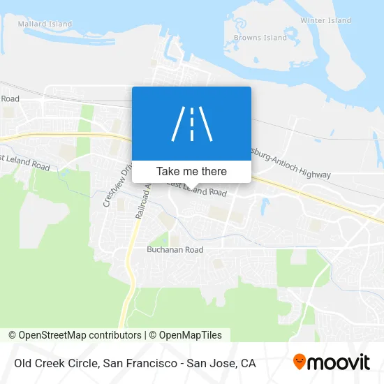 Mapa de Old Creek Circle