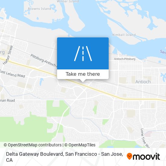 Mapa de Delta Gateway Boulevard