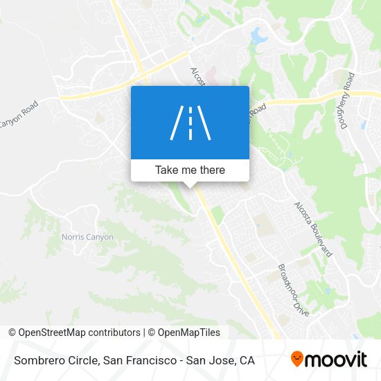 Mapa de Sombrero Circle