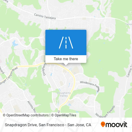 Snapdragon Drive map