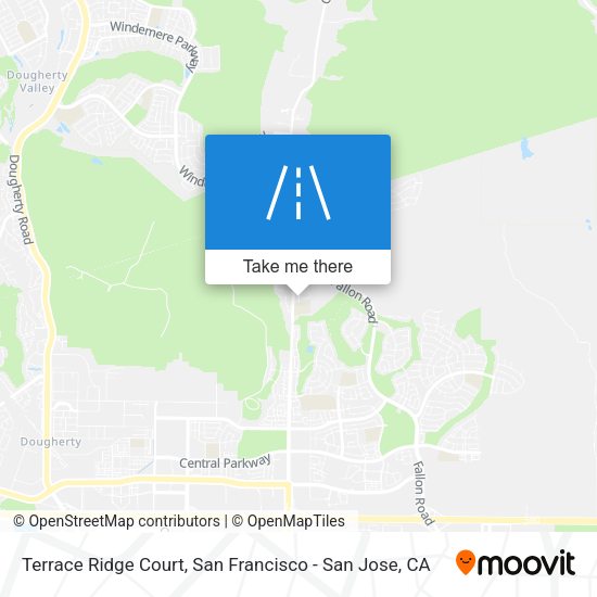 Mapa de Terrace Ridge Court