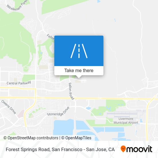 Forest Springs Road map