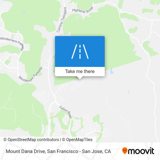 Mapa de Mount Dana Drive