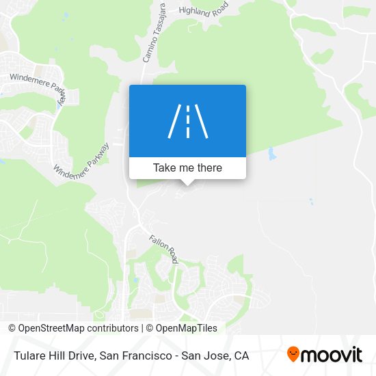 Mapa de Tulare Hill Drive