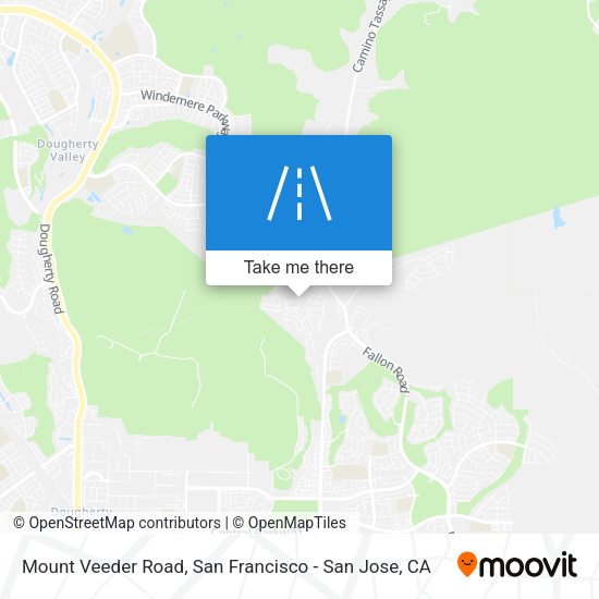 Mount Veeder Road map