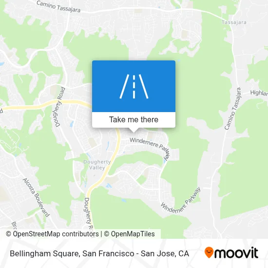 Bellingham Square map