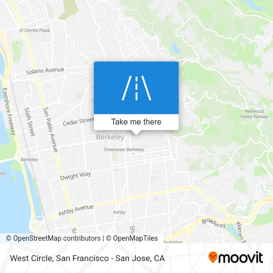 West Circle map