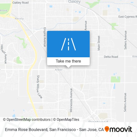 Emma Rose Boulevard map