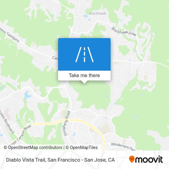 Mapa de Diablo Vista Trail