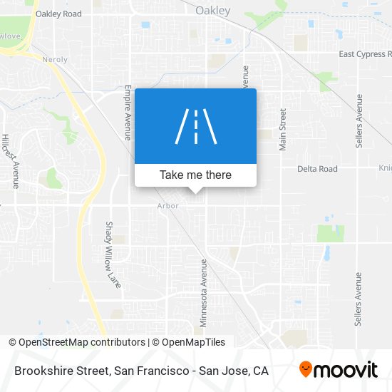 Brookshire Street map