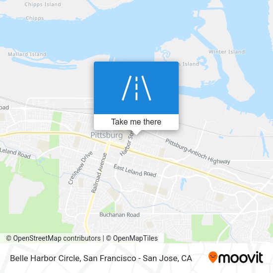 Belle Harbor Circle map