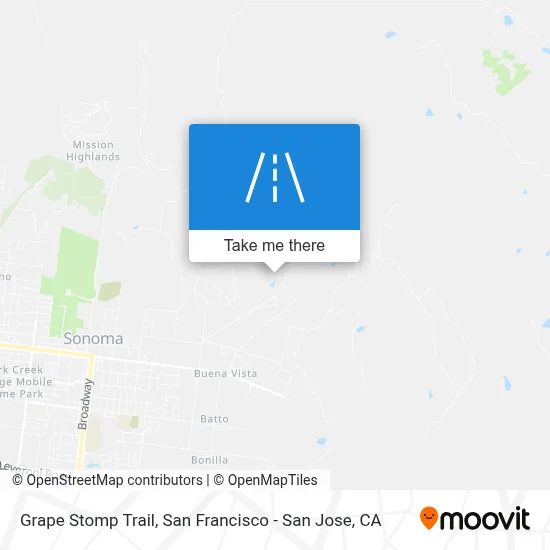Grape Stomp Trail map