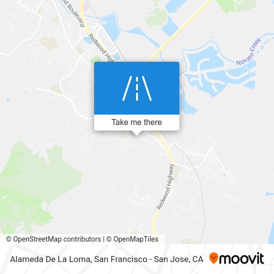 Alameda De La Loma map