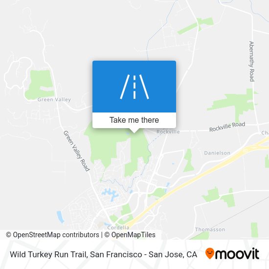 Wild Turkey Run Trail map