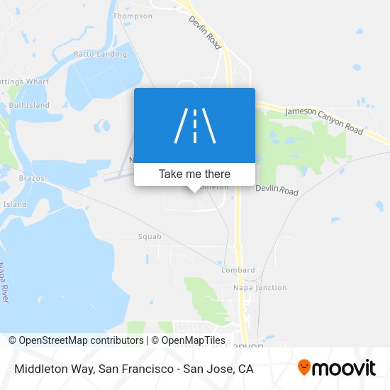 Mapa de Middleton Way