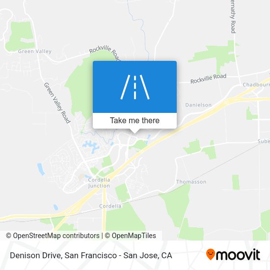 Denison Drive map