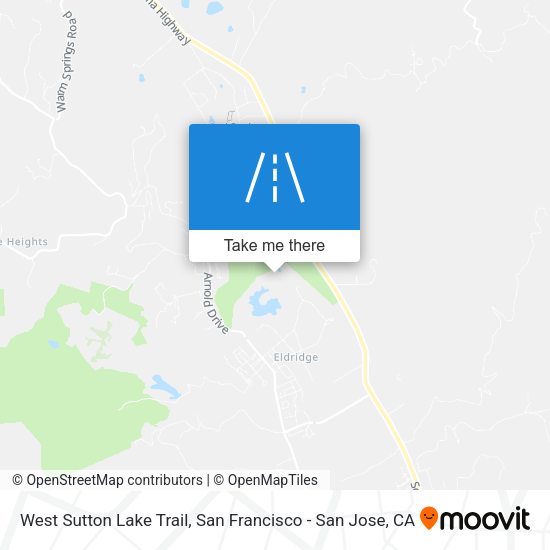 Mapa de West Sutton Lake Trail