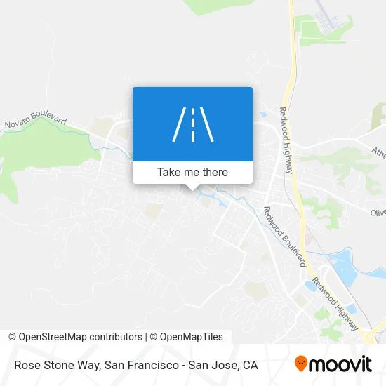Rose Stone Way map