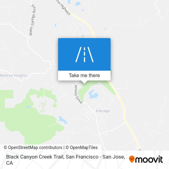 Black Canyon Creek Trail map