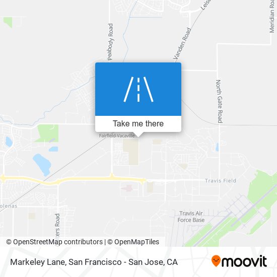 Markeley Lane map