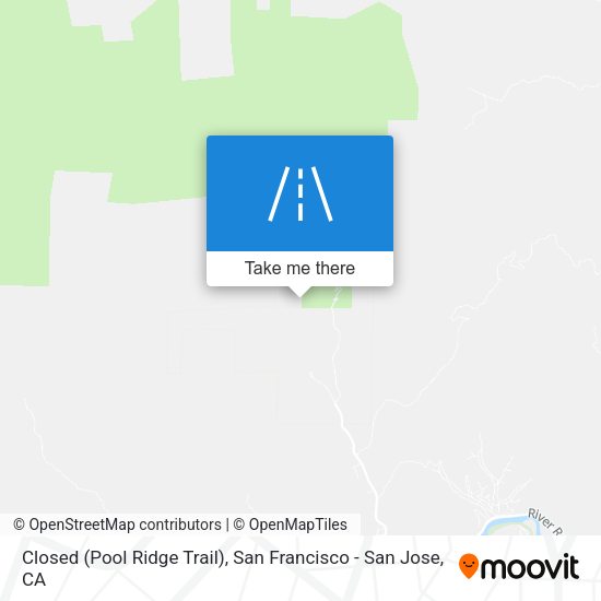 Closed (Pool Ridge Trail) map