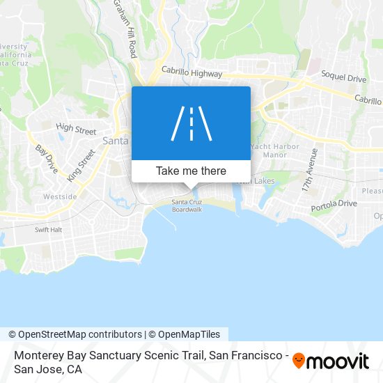 Monterey Bay Sanctuary Scenic Trail map