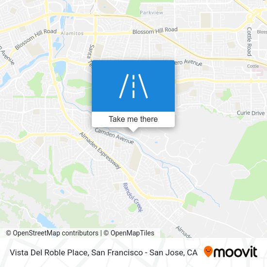 Mapa de Vista Del Roble Place