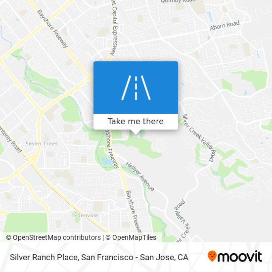 Silver Ranch Place map
