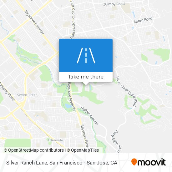 Mapa de Silver Ranch Lane