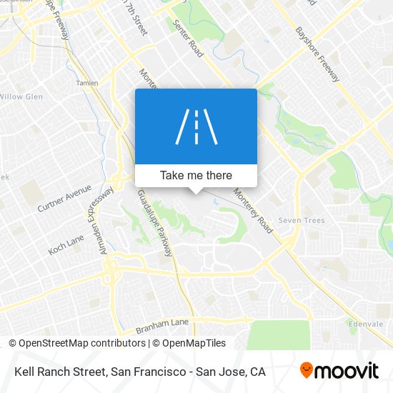 Kell Ranch Street map