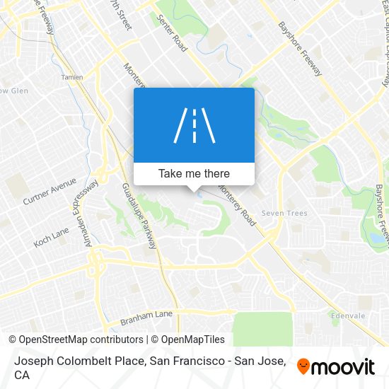 Mapa de Joseph Colombelt Place