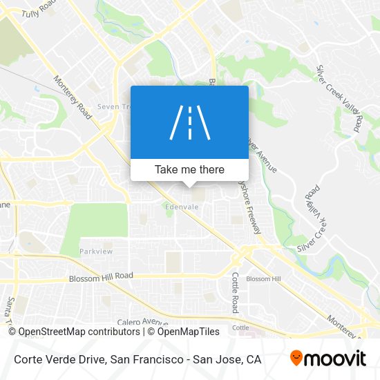Mapa de Corte Verde Drive