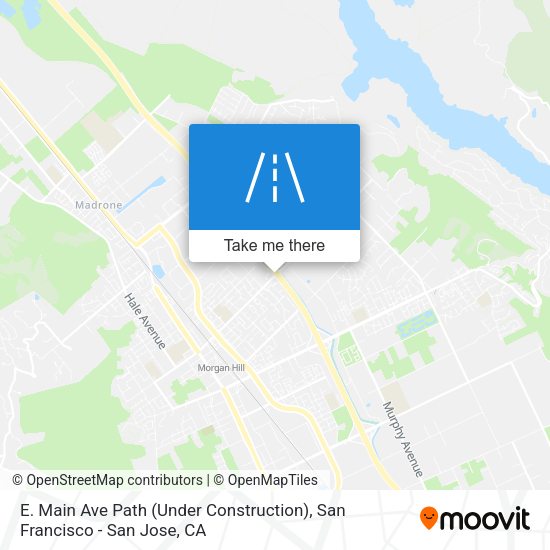 Mapa de E. Main Ave Path (Under Construction)