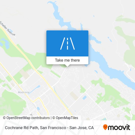 Cochrane Rd Path map