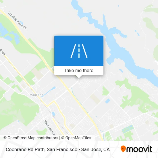 Cochrane Rd Path map