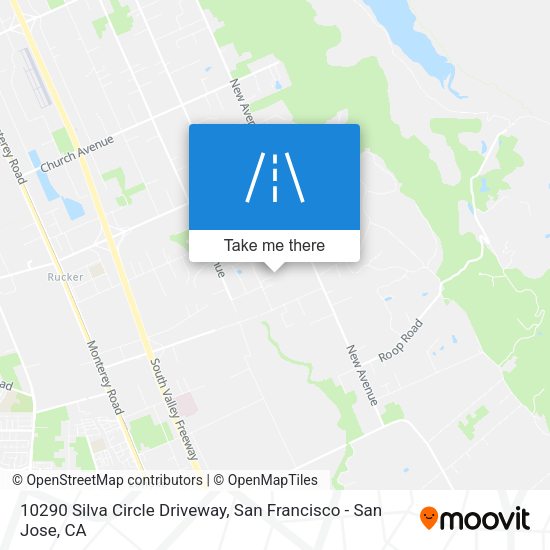 Mapa de 10290 Silva Circle Driveway