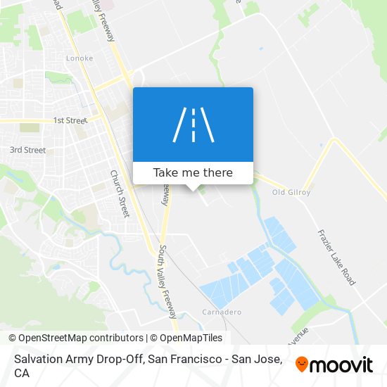 Mapa de Salvation Army Drop-Off
