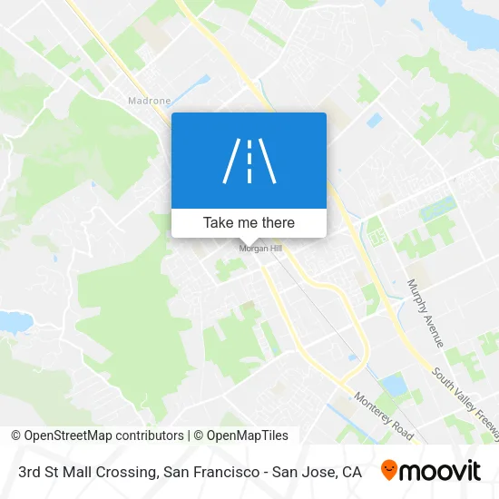 3rd St Mall Crossing map