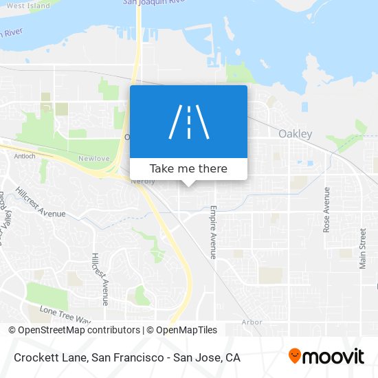 Crockett Lane map