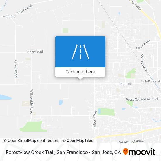 Forestview Creek Trail map