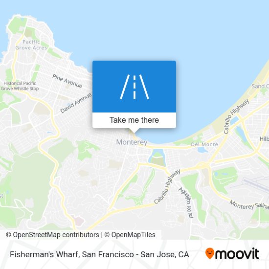 Mapa de Fisherman's Wharf