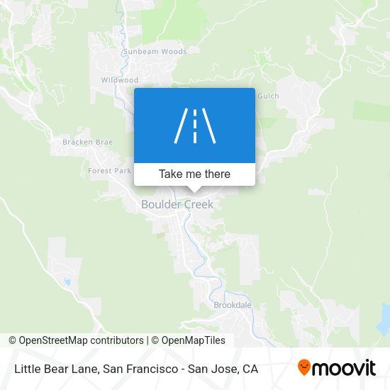 Mapa de Little Bear Lane